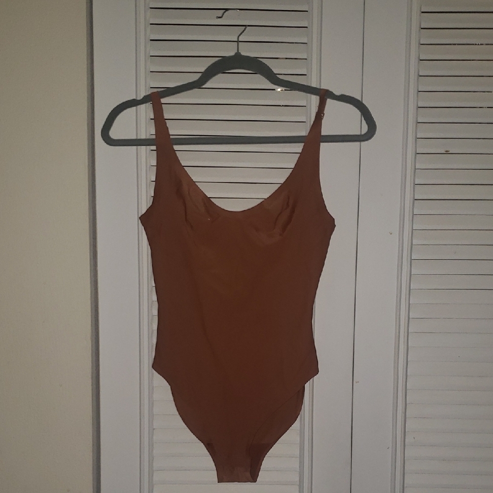 SKIMS Brown Bodysuit